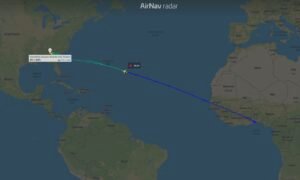 Delta DL54 returned to Atlanta after eight hours in the air and a U-turn over the middle of the Atlantic