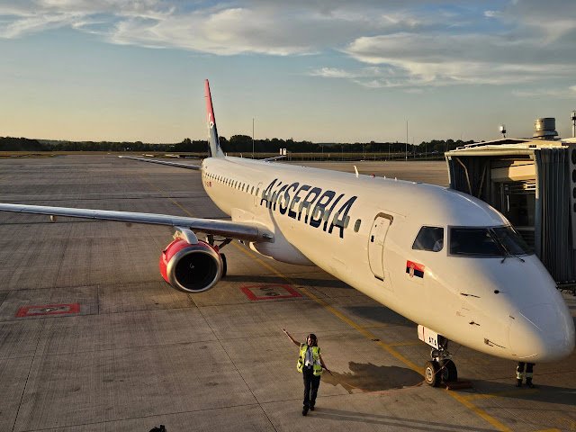 PHOTOS: Air Serbia touches down in Munich