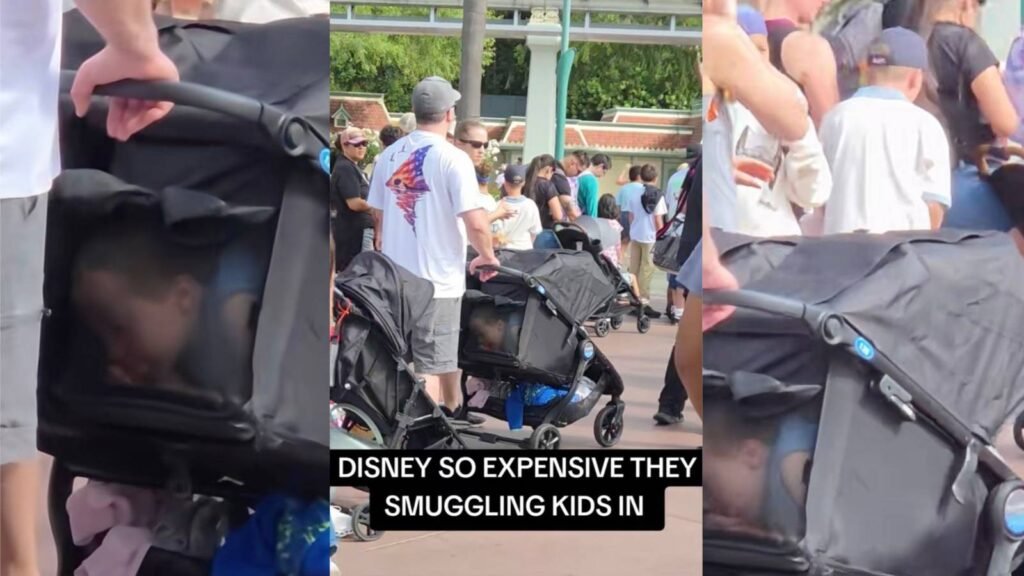 family at disney land