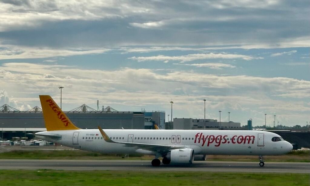 Mediterranean soft 2026 Pegasus Airbus A321 in Rome