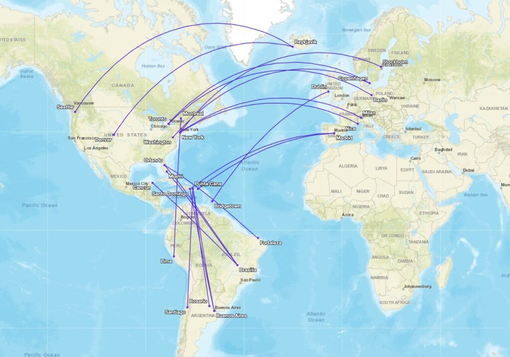 The World’s Longest Airbus A321LR/XLR and Boeing 737 MAX Routes