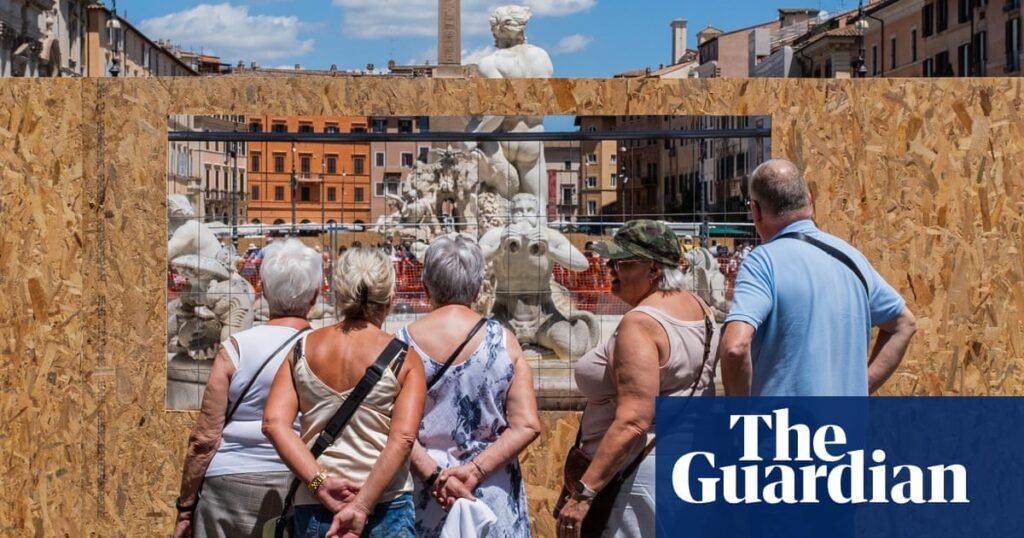 Tour groups, temporary routes and toilets: the reshaping of Rome – photo essay | Italy