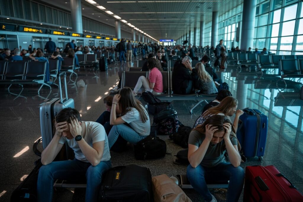 Uk faces more travel disruptions after british airways, american airlines, air canada, easyjet, westjet, and more major airlines cancel over 40 flights are cancelled across heathrow, gatwick, manchester, and more disrupting routes to new york, toronto, mumbai, paris, amsterdam, dublin, and more