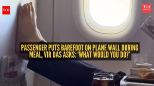 Vir Das spots passenger scratching bare feet during flight meal, internet says ‘new fear unlocked’