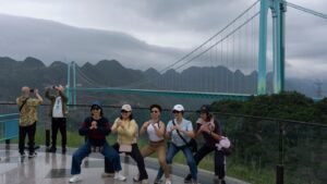 China's highest bridge brings tourists and internet access to remote communities : NPR